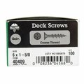 Homecare Products 40409 Deck Screws - Galvanized - 6 x 1.6 in. HO3314749